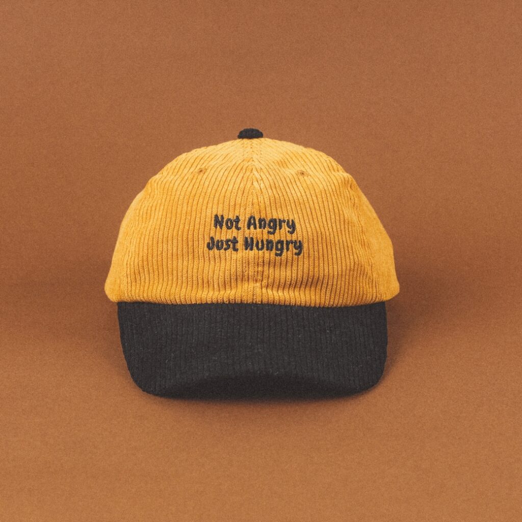Dad Cap - Yellow Eclipse (Not Angry Just Hungry)