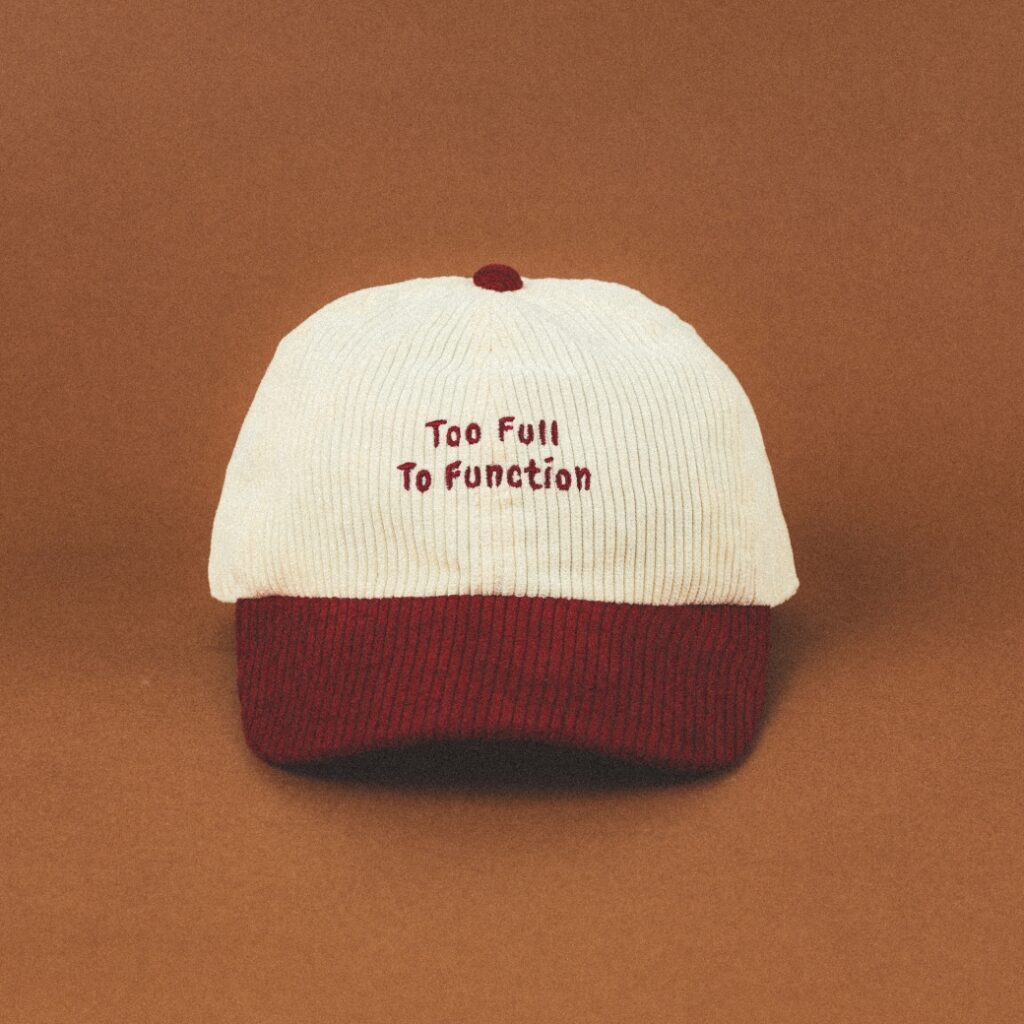 Dad Cap - Red Sunshine (Too Full To Function)