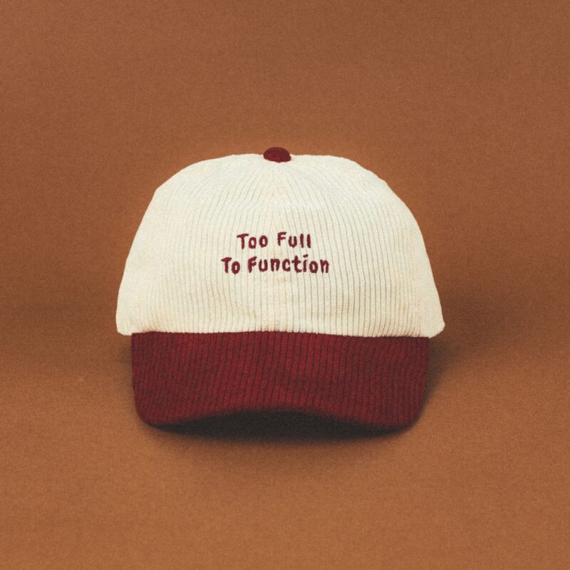 Dad Cap - Red Sunshine (Too Full To Function)