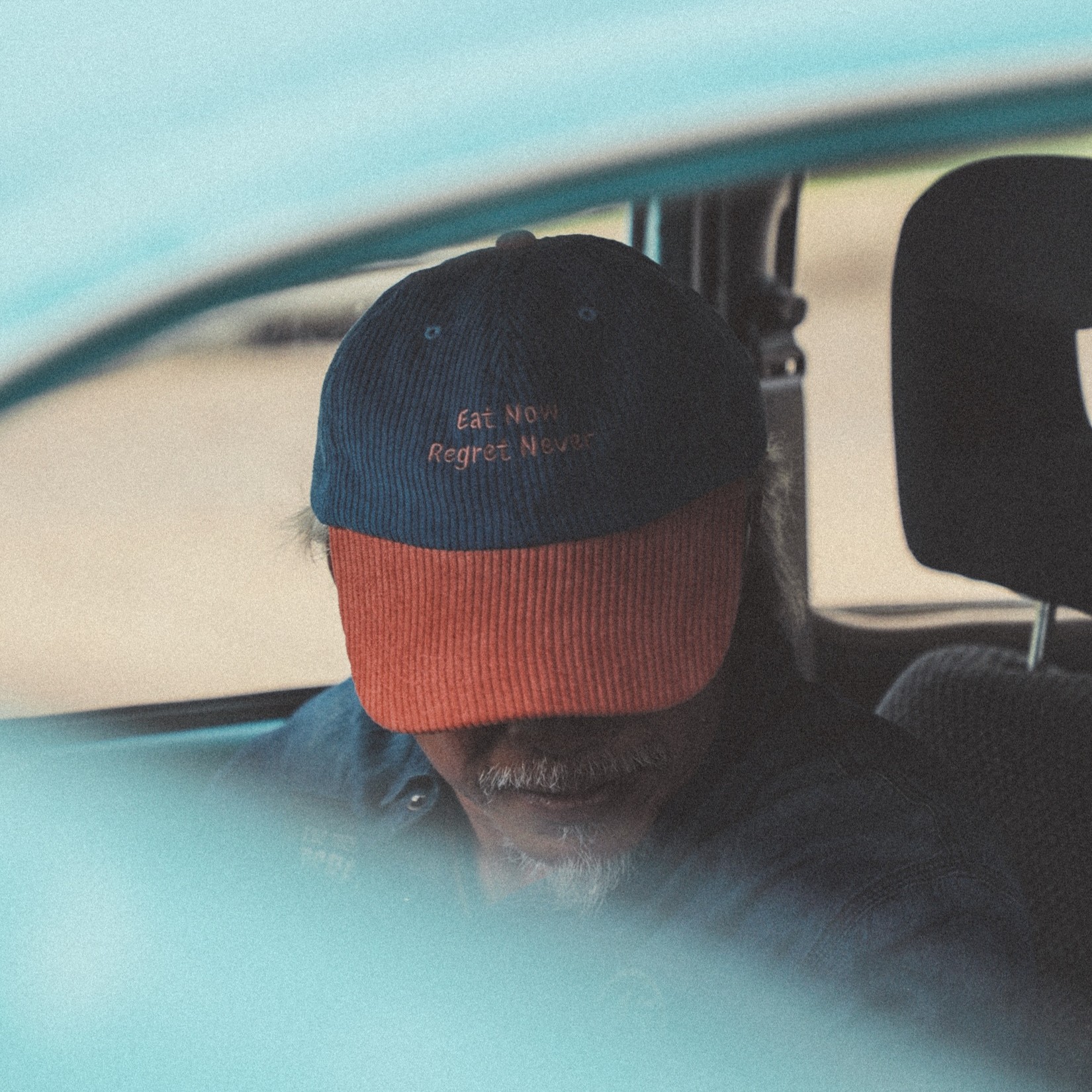 Dad Cap - Blue Coral (Eat Now Regret Never) - Image 5