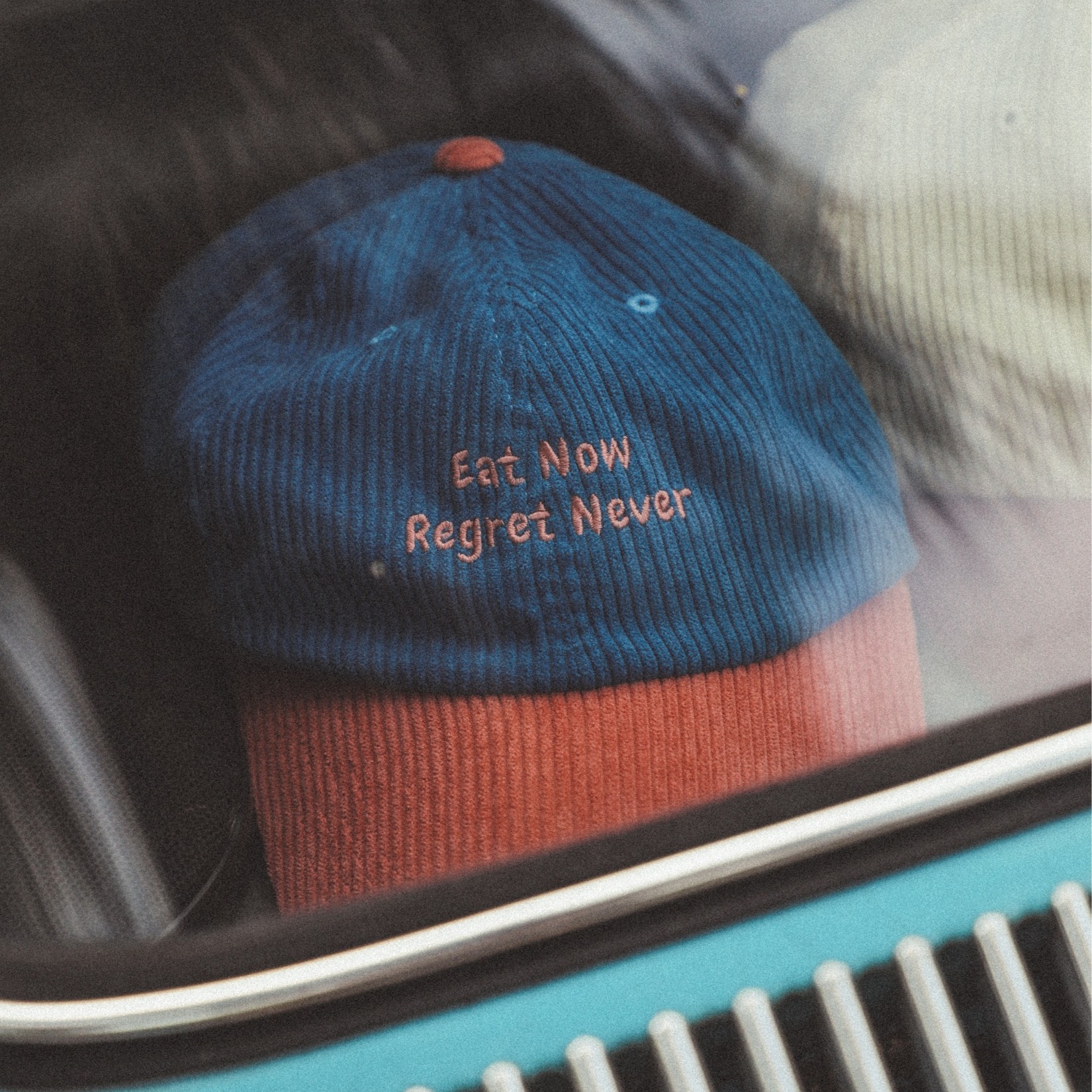 Dad Cap - Blue Coral (Eat Now Regret Never) - Image 6