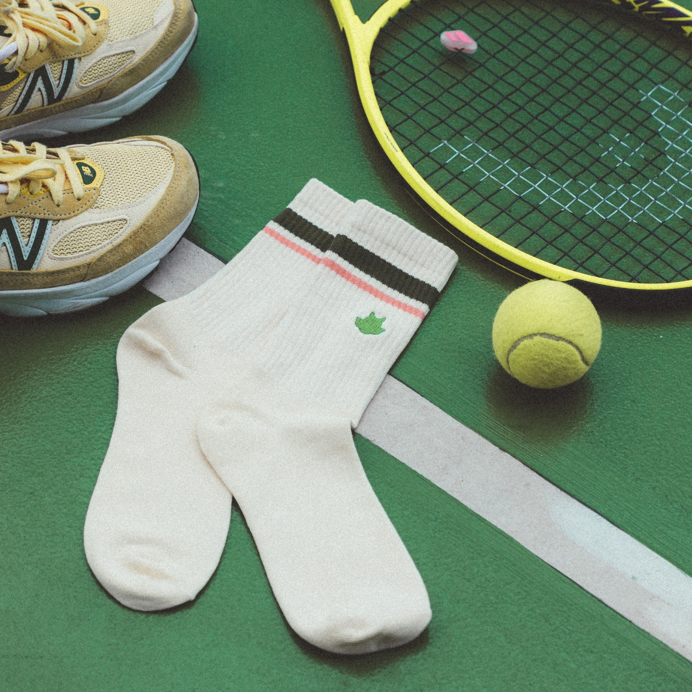 Retro Sport Sock - Garden Track - Image 2